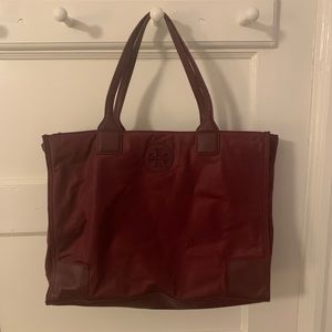 Tory Burch Purple Nylon Tote Bag